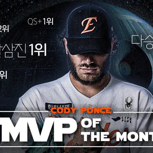 '구단 외국인 투수 최초' 월간 MVP 폰세 탈삼진 모음 | Every Strikeout from Cody Ponce